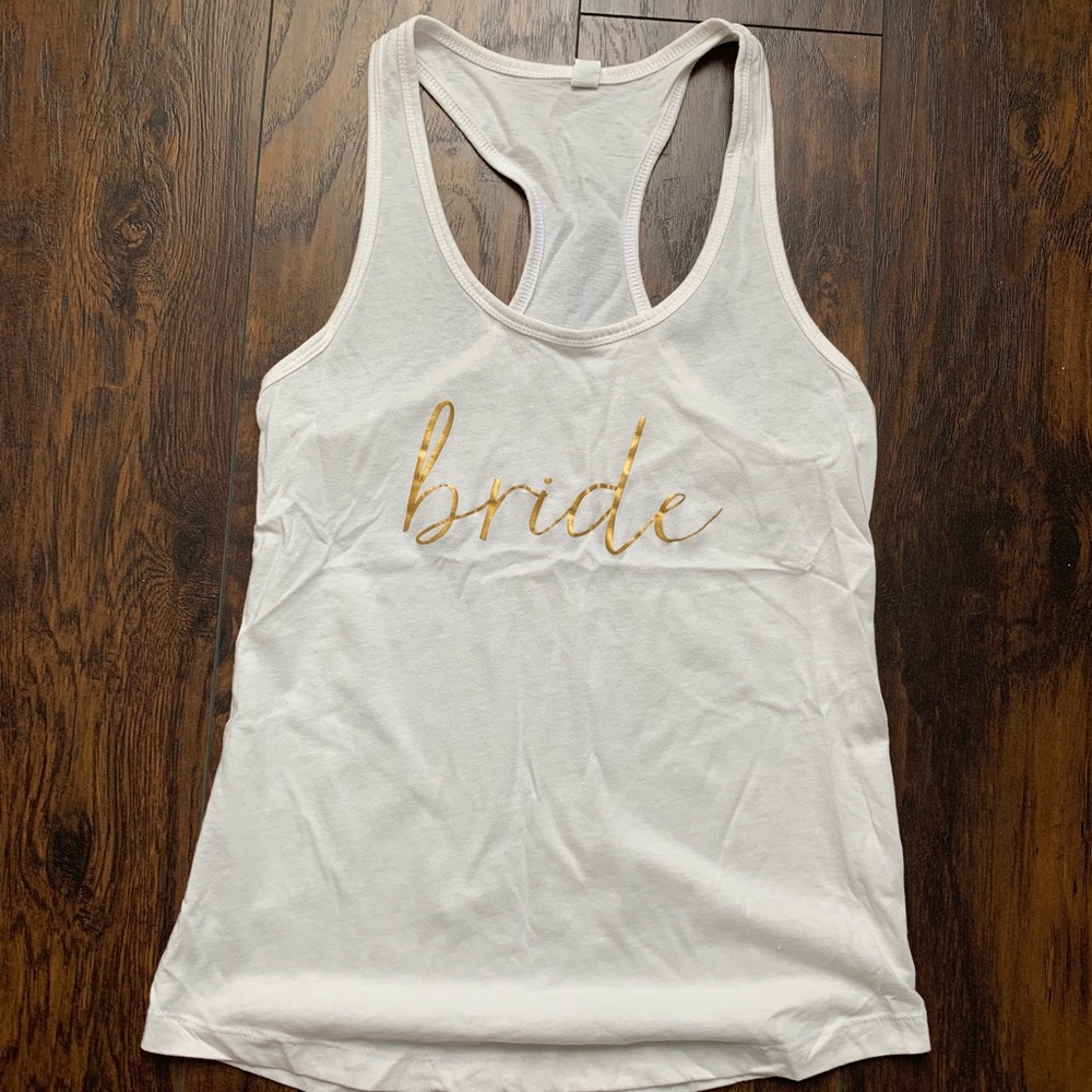 Bride tank top